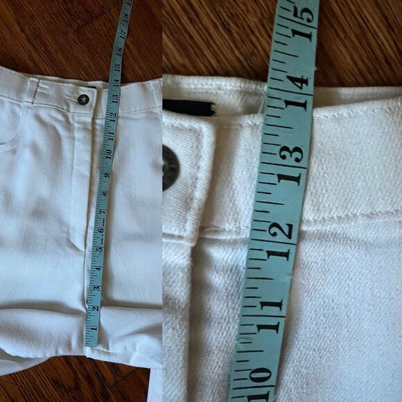 Vintage Koret City Blues Jeans Size 8 Women White Mom Jeans Bootcut High Rise - Picture 11 of 17